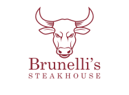 Logotipo minimalista Brunelli's Steakhouse