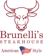 Logotipo Vertical Brunelli's Steakhouse